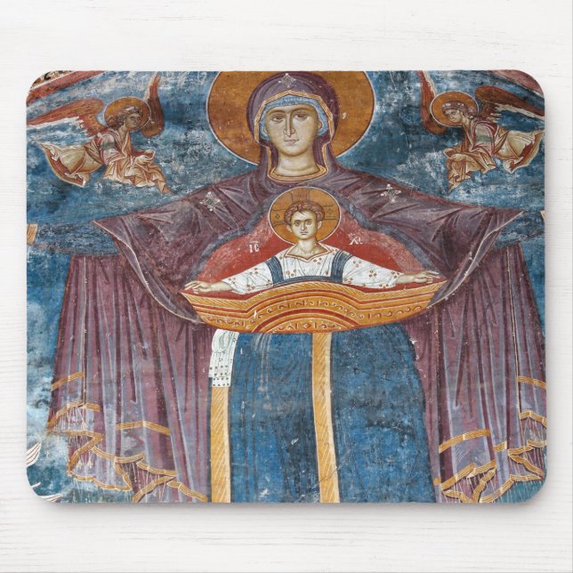 Tapis De Souris Église orthodoxe serbe, et un site de l'UNESCO, (Devant)