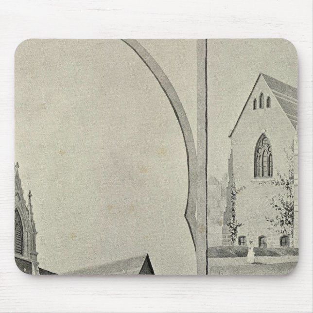 Tapis De Souris Église Saint-François de Naugatuck (Devant)
