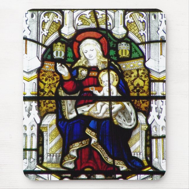 TAPIS DE SOURIS ÉGLISES WELSH UK (Devant)