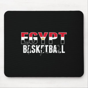 Tapis De Souris Égypte Bysketbyll fans Jersey Fière Sport égyptien