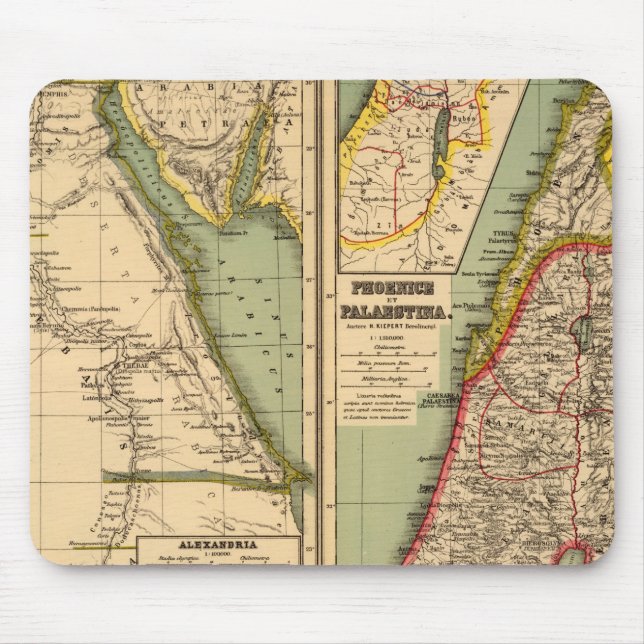 Tapis De Souris Egypte, Phénicie et Palestine (Devant)