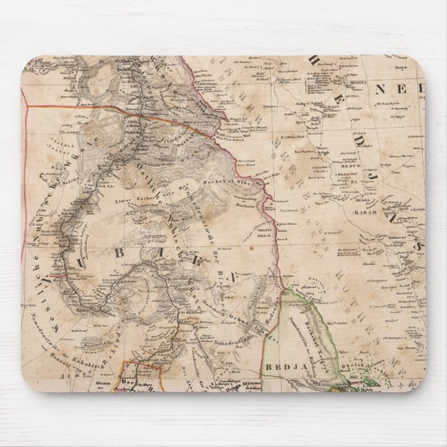 Tapis De Souris Égypte, Soudan, Afrique (Devant)