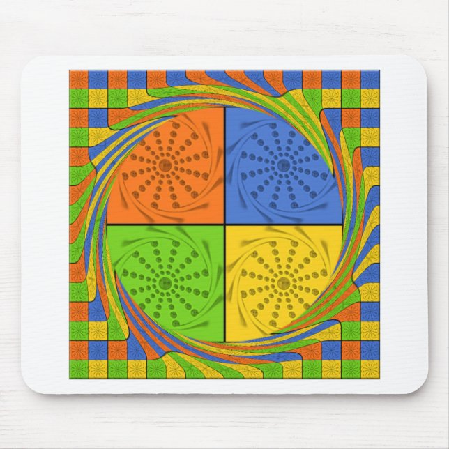 Tapis De Souris Egyptian Seamless set fabric pattern (Devant)