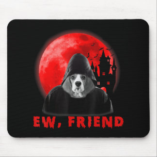 Tapis De Souris Eh, Friend Beagle Dog Halloween Dog Vampire Venin