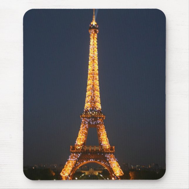 Tapis De Souris Eiffel la nuit (Devant)