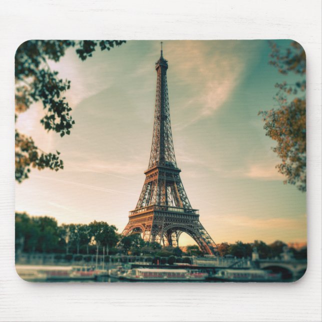 Tapis De Souris Eiffel tour lancer oreiller (Devant)