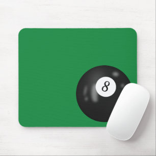 Tapis De Souris Eight Ball On Green