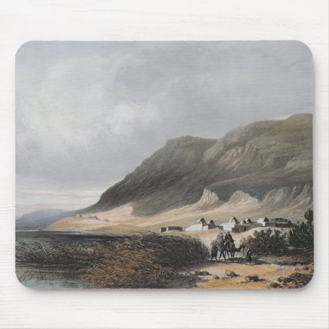 Tapis De Souris EL-Mejdel gravé par Jean Jacottet ; (Devant)