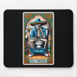 Tapis De Souris El Papa Latino Tarot Card Espagnol Doing Papa Père