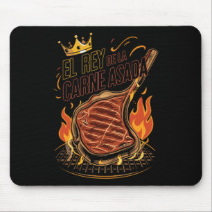 Tapis De Souris El Rey De La Carne Asada Bbq Cooker Master King F