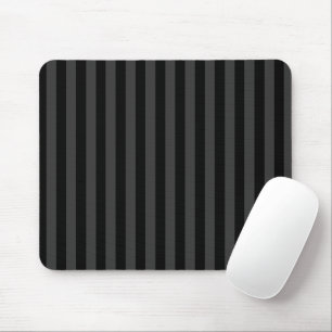Tapis De Souris Elagnat Black & Smoky Black Vertical Stripes
