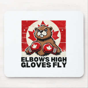 Tapis De Souris Elbows Up Canada Droits de Douane Canadiens Contre