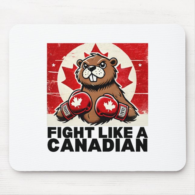 Tapis De Souris Elbows Up Canada Tarifs de riposte canadiens B (Devant)