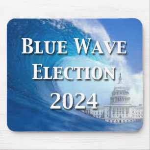 Tapis De Souris Élection Blue Wave 2024