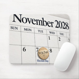 Tapis De Souris Élection de novembre 2028 avec badge