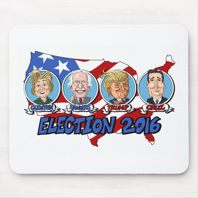 Tapis De Souris Élection présidentielle de 2016 (Devant)