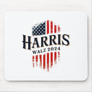 Tapis De Souris Élection Walz 2024 Tim Walz Kamala Harris Vote Ble