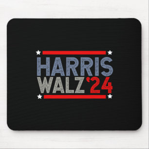 Tapis De Souris Élections Hommes Femmes Enfants Harris Waltz