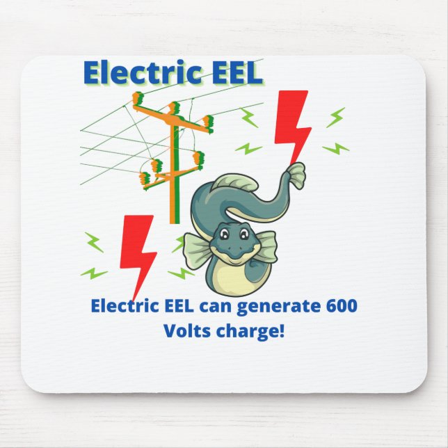 Tapis De Souris Electric EEL Can Generate 600 Volts (Devant)
