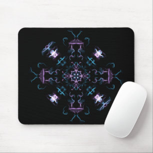 Tapis De Souris Electrification Purple et Blue Mandala
