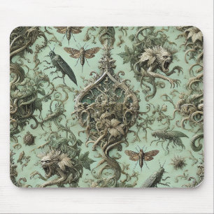 Tapis De Souris Élégance Chitinique - Insecte Gothique