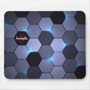 Tapis De Souris Elégance géométrique Abstraite Hexagonal Pad