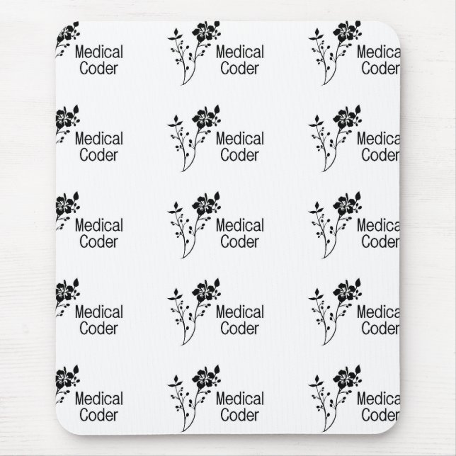 Tapis De Souris Élégance Médicale de codeur (Devant)