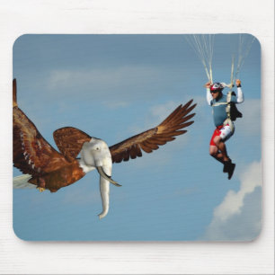 Tapis De Souris Elégant aigle éléphant