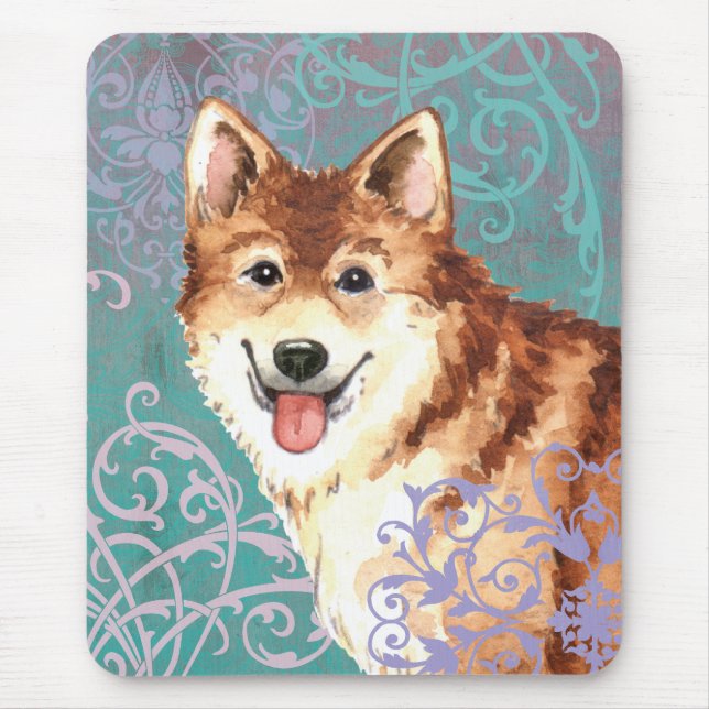 Tapis De Souris Elégant chien islandais (Devant)