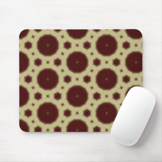 Tapis De Souris Elegant Maroon Mouse pad (Avec souris)
