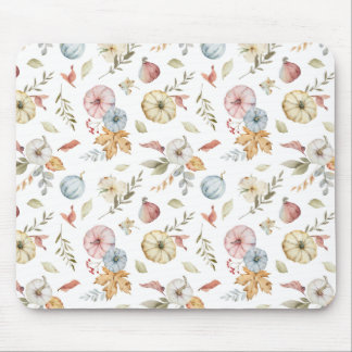 Tapis De Souris Elégant Motif d'aquarelle d'automne