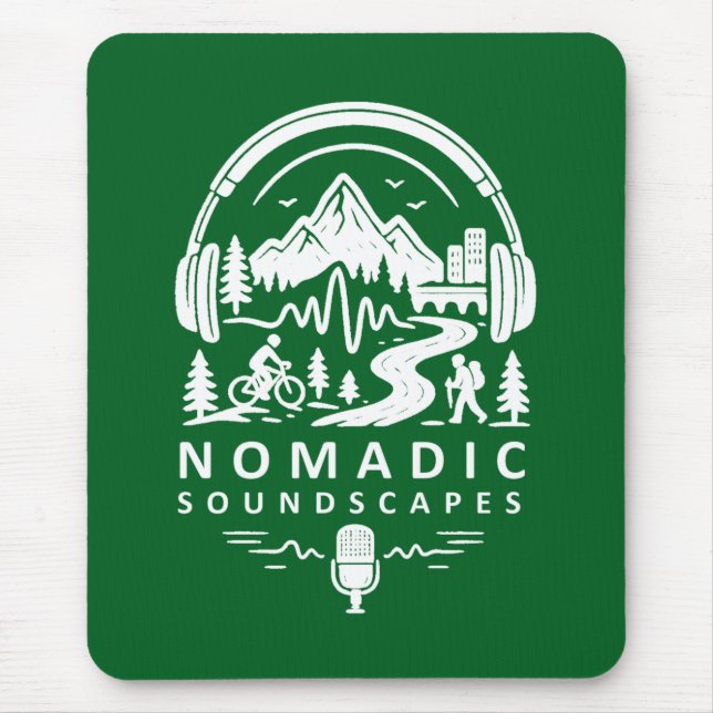 Tapis de souris élégant - Nomadic Soundscapes (Devant)