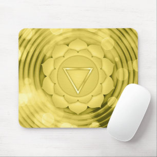 Tapis De Souris Elégant or Chakra Zen Yoga méditation spirituelle