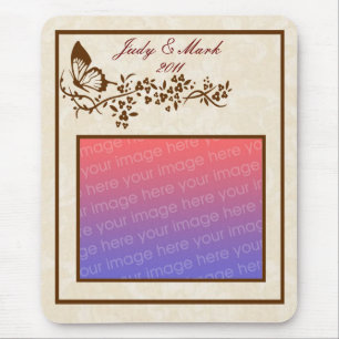 Tapis De Souris Élégant Papillon de souris