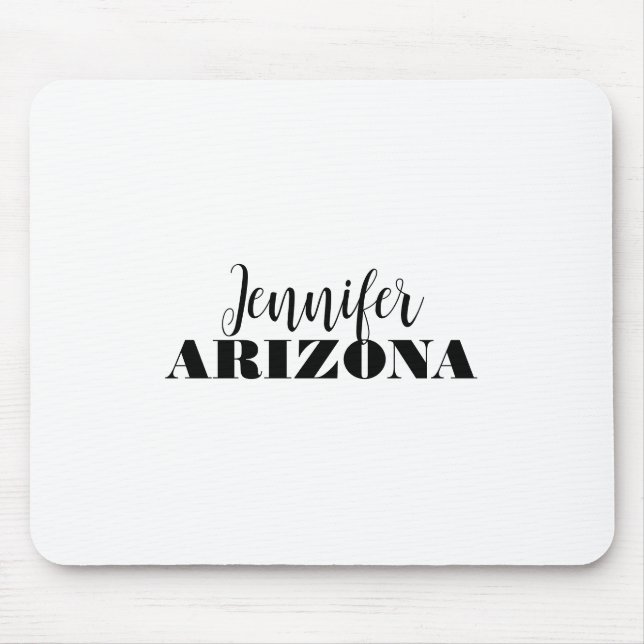 Tapis De Souris Élégant professionnel minimaliste moderne (Devant)