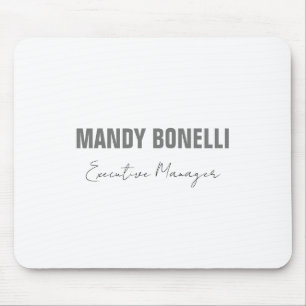 Tapis De Souris Élégant professionnel minimaliste moderne ajouter