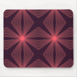 Tapis De Souris Élégant style rétro classique art floral géométriq