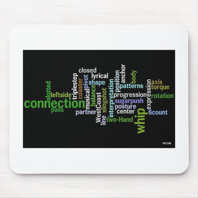 Tapis De Souris Éléments Mousepad de WCS (Devant)