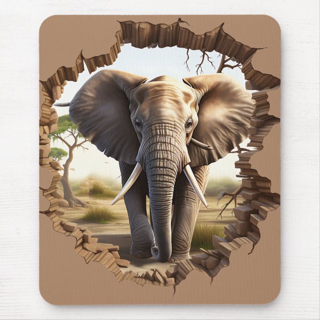 Tapis De Souris Éléphant (Devant)