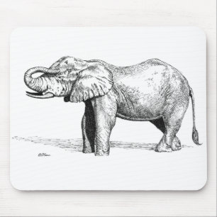 Tapis De Souris Éléphant