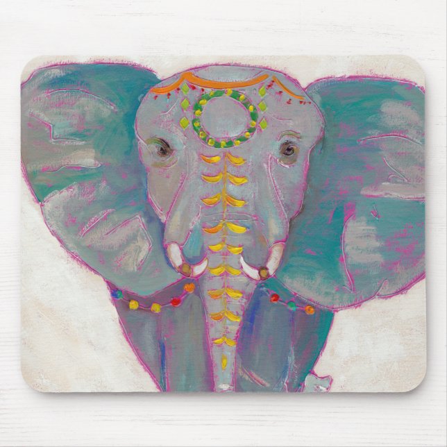 Tapis De Souris Eléphant asiatique zen (Devant)