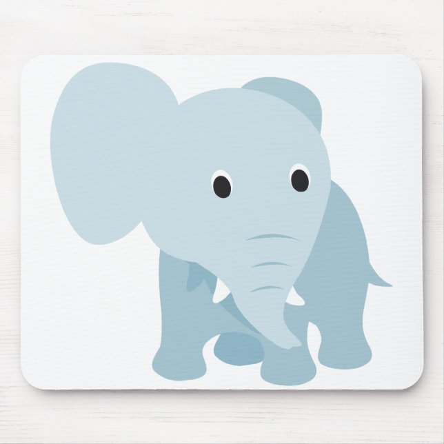 Tapis De Souris Eléphant Bébé mignon (Devant)