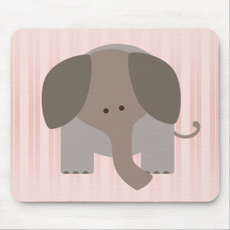 Tapis De Souris Éléphant Brown mignon
