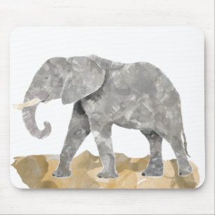 Tapis De Souris Éléphant coloré pareau