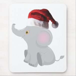 Tapis De Souris Eléphant de Noël