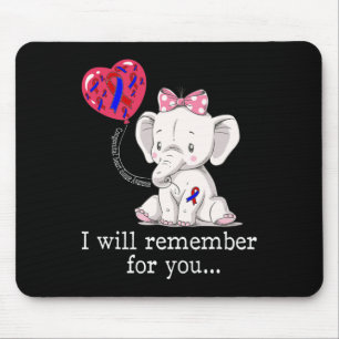 Tapis De Souris Eléphant de sensibilisation aux maladies cardiaque