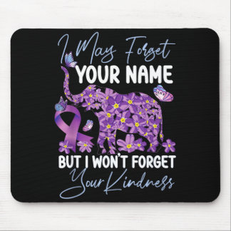 Tapis De Souris Éléphant de soutien et de sensibilisation à la dém