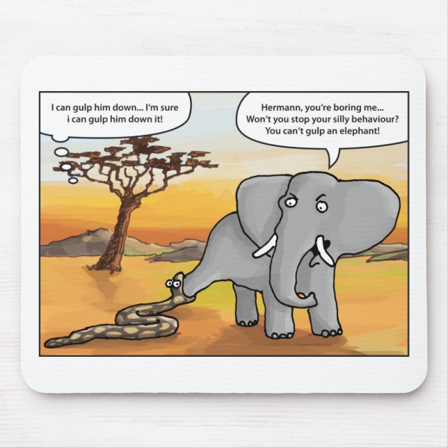 Tapis De Souris Éléphant et snake.png (Devant)