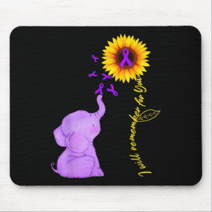 Tapis De Souris Elephant Je Me Souviendrai Pour Vous Sunflower Hei