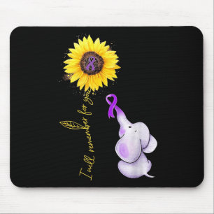 Tapis De Souris Elephant Je Me Souviendrai Pour Vous Sunflower Hei